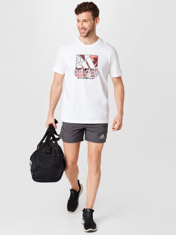 ADIDAS SPORTSWEAR Regular Sportshorts 'Own the Run' in Grau