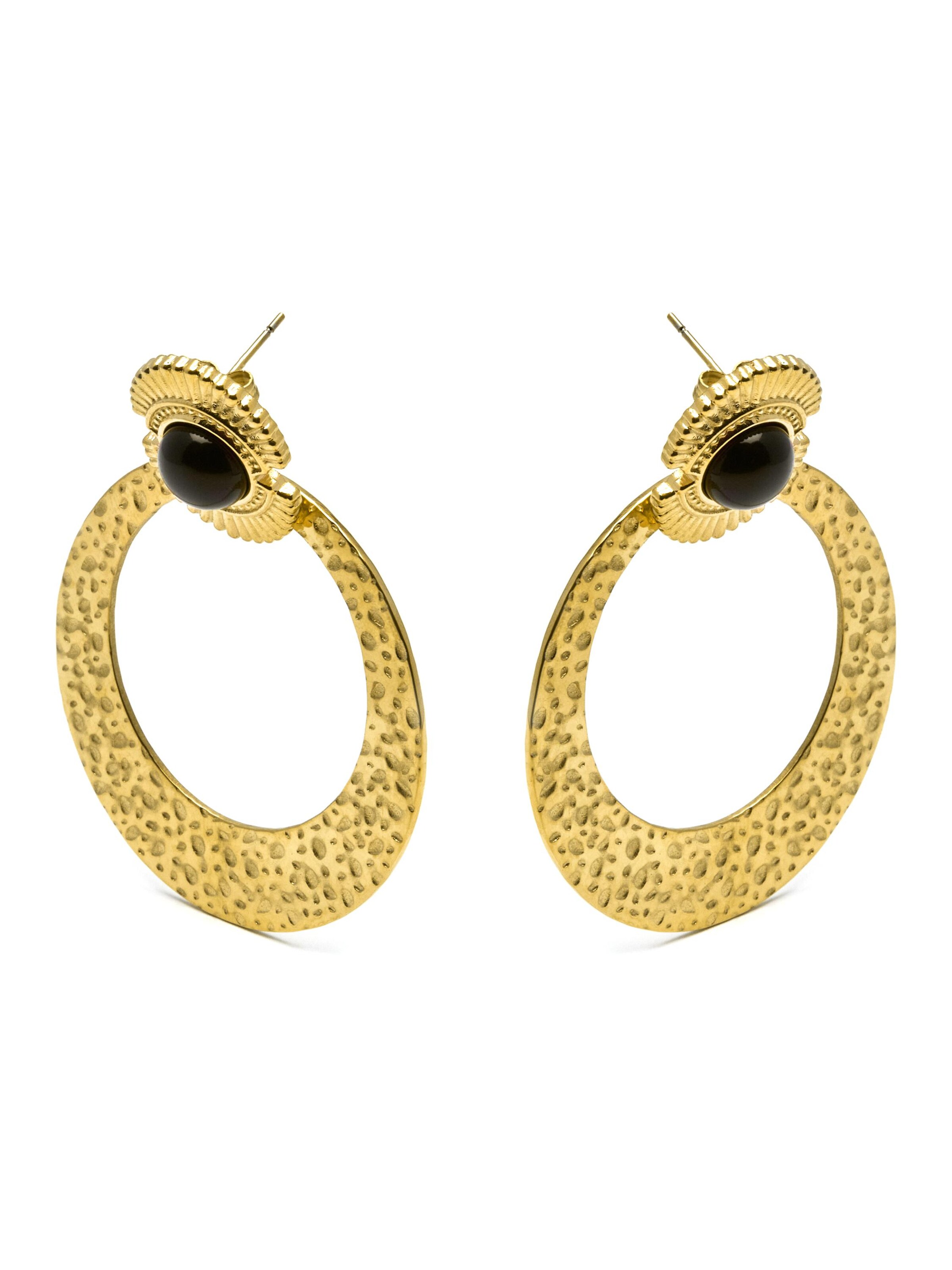 Luxenter Oorbellen 'Noraf' in Zwart