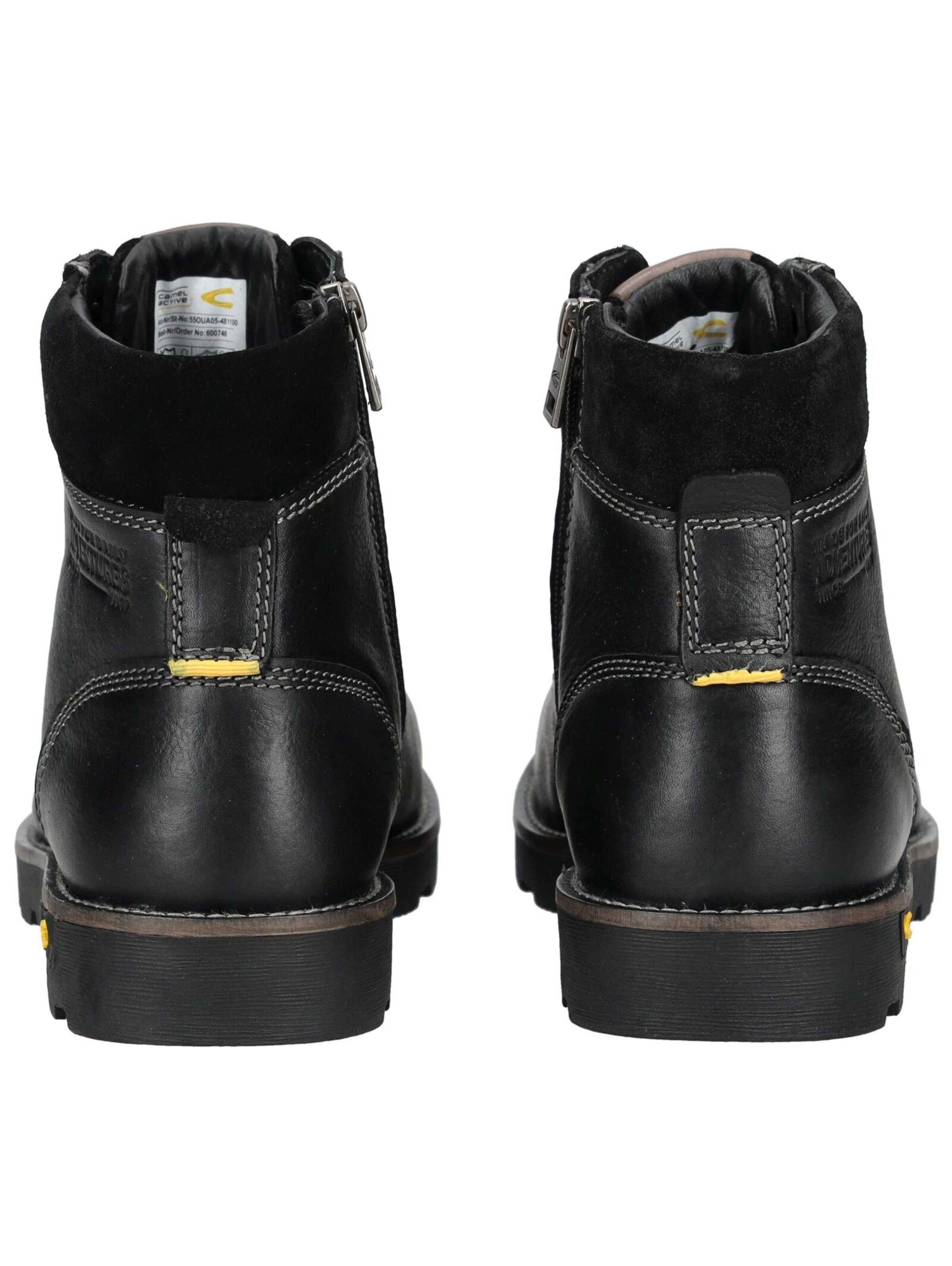 CAMEL ACTIVE Lace-up boots in Black