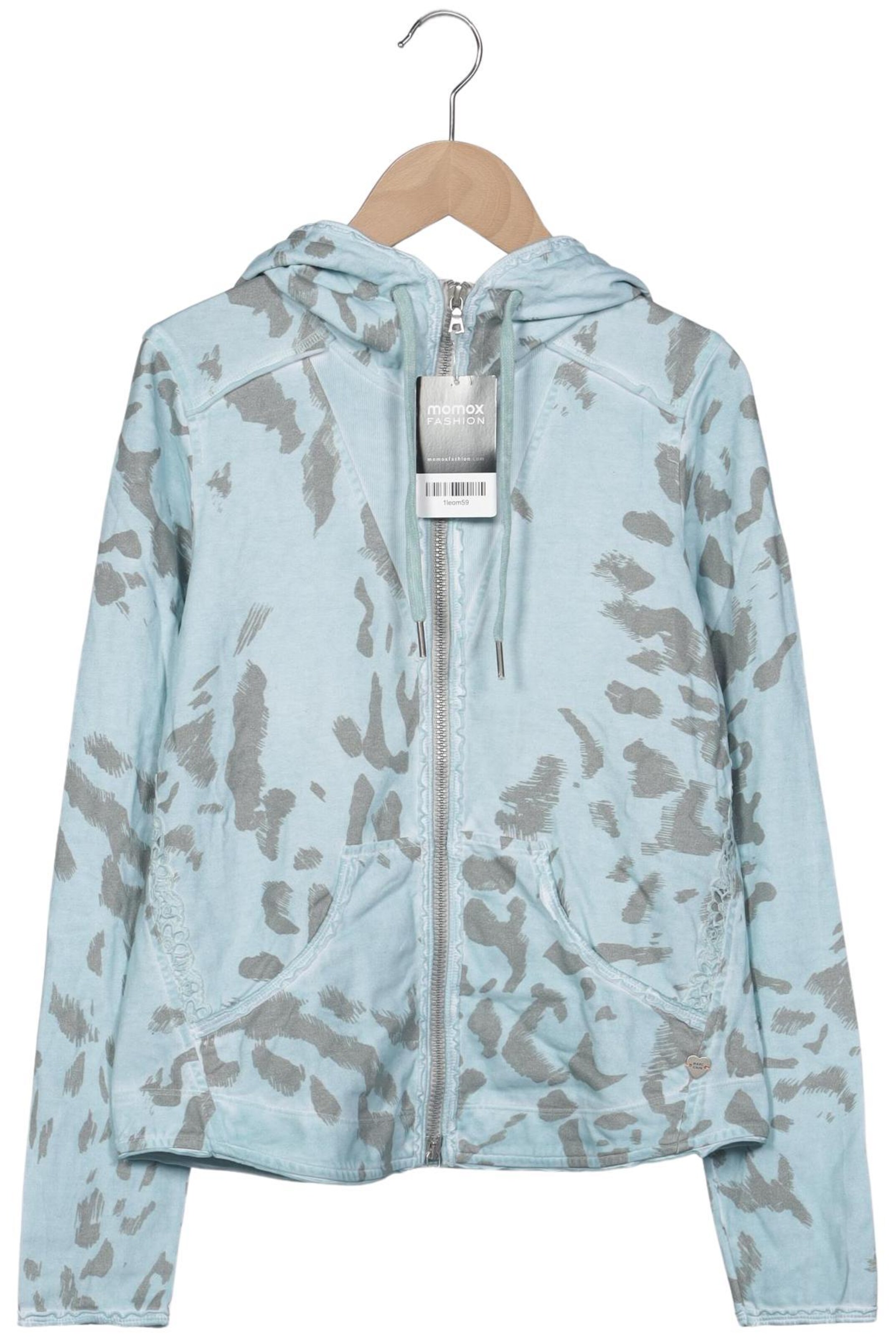 Marc Cain Kapuzenpullover XS in Blau: Vorderseite