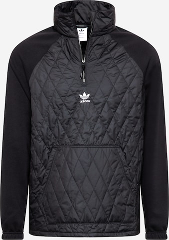 Bluză de molton de la ADIDAS ORIGINALS pe negru: față