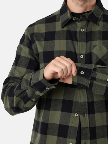 Denim Factory - Ajuste regular Camisa 'Denver' en verde