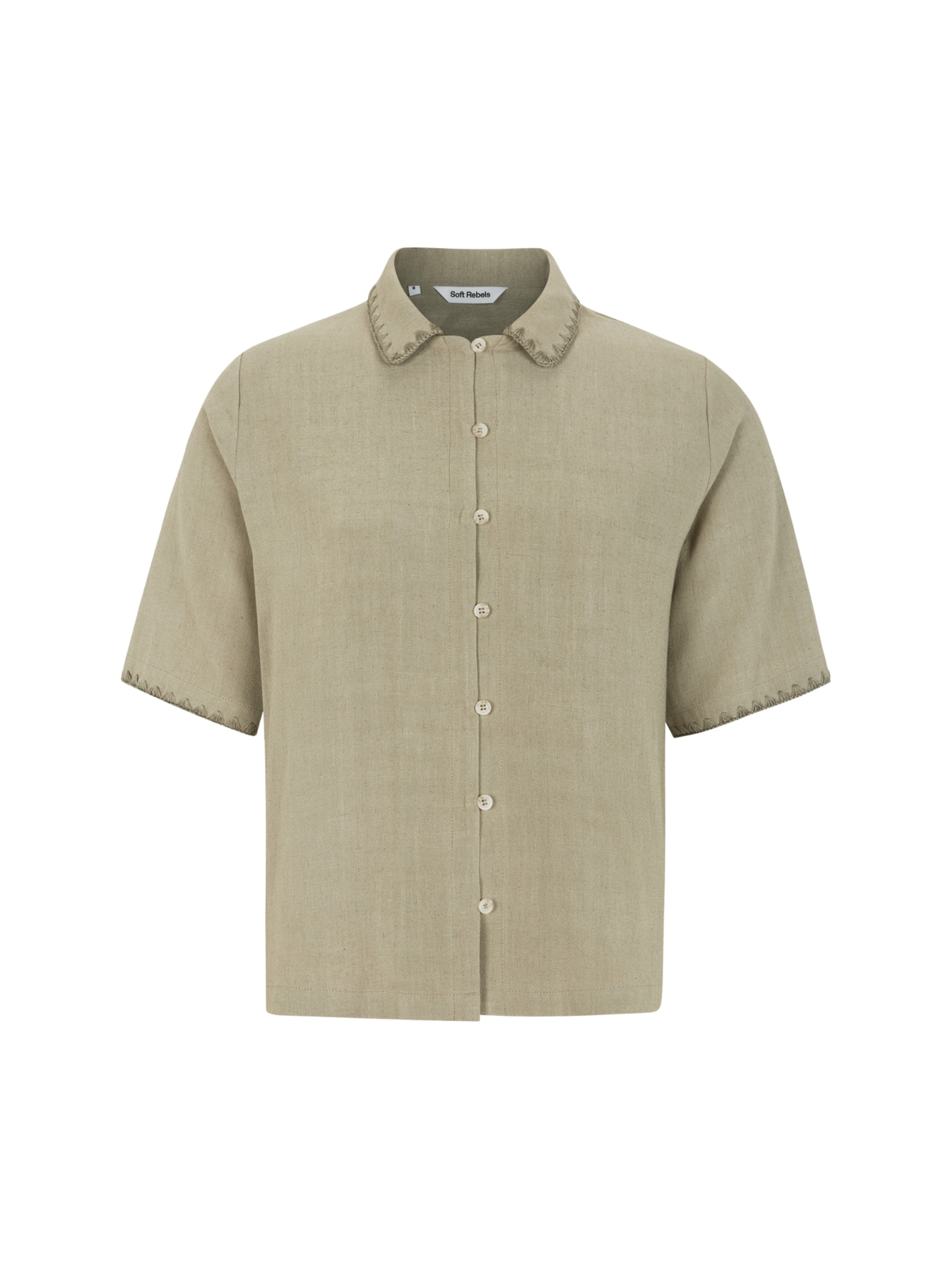 Camicia da donna 'Samantha' di Soft Rebels in beige: frontale
