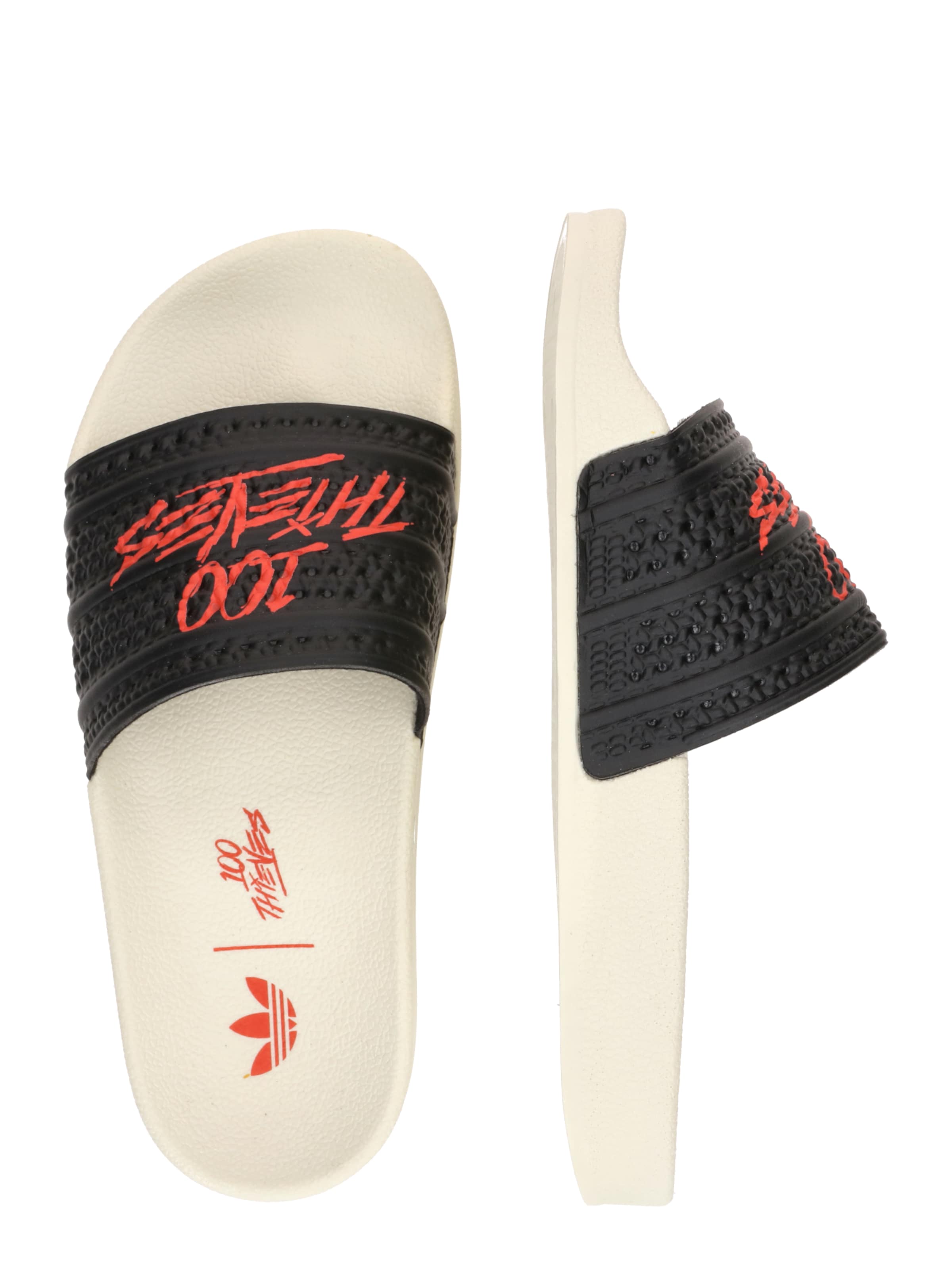 ADIDAS ORIGINALS - Zapatos abiertos '100 Thieves Adilette' en negro