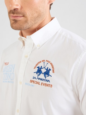 La Martina - Ajuste regular Camisa en blanco