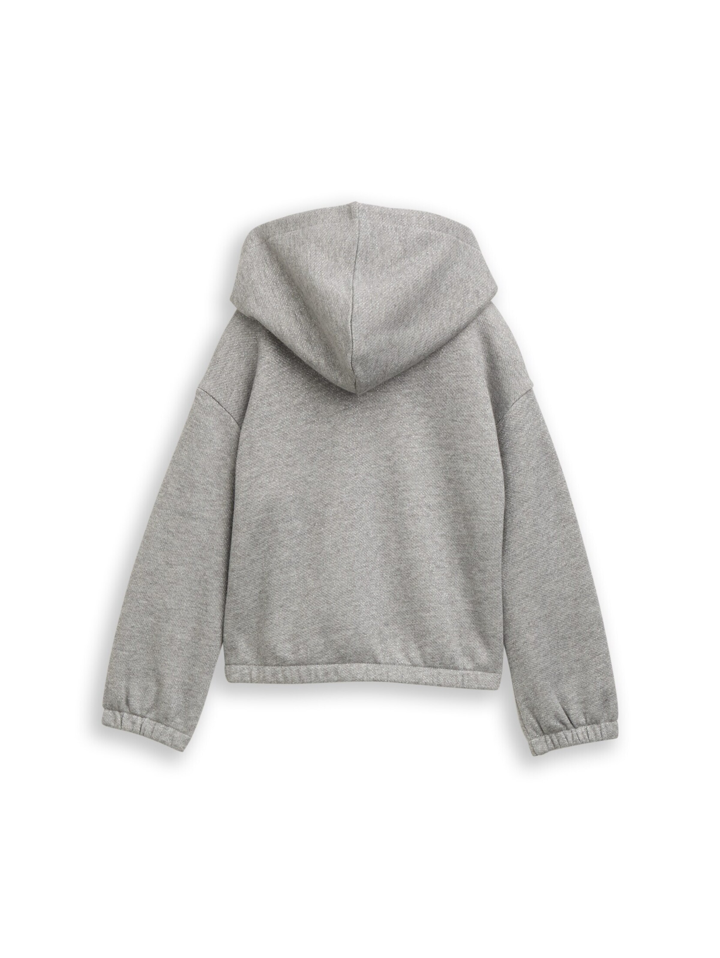 TOM TAILOR Sweat jacket in Grey
