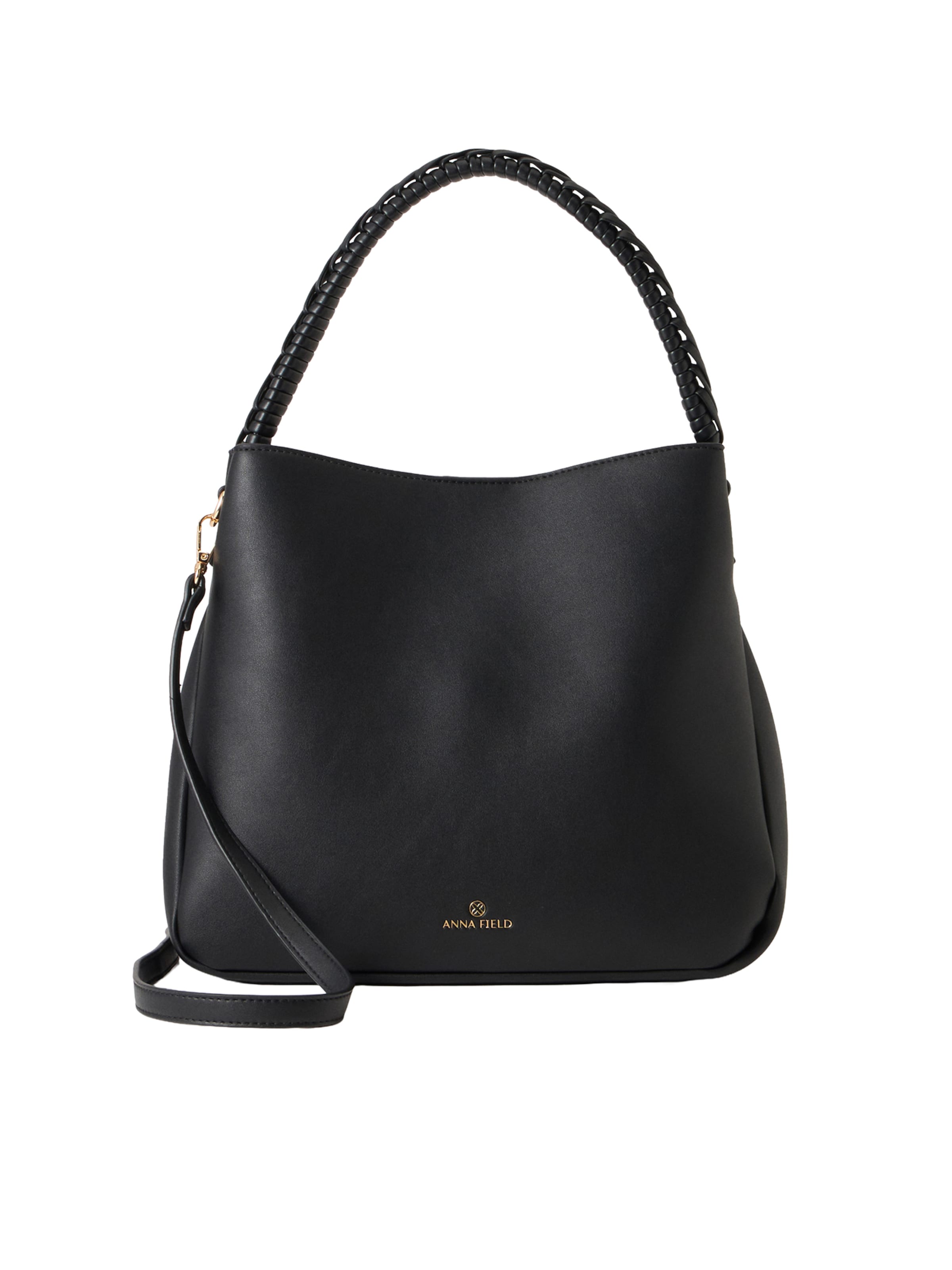 Anna Field Handtasche in Schwarz: Vorderseite