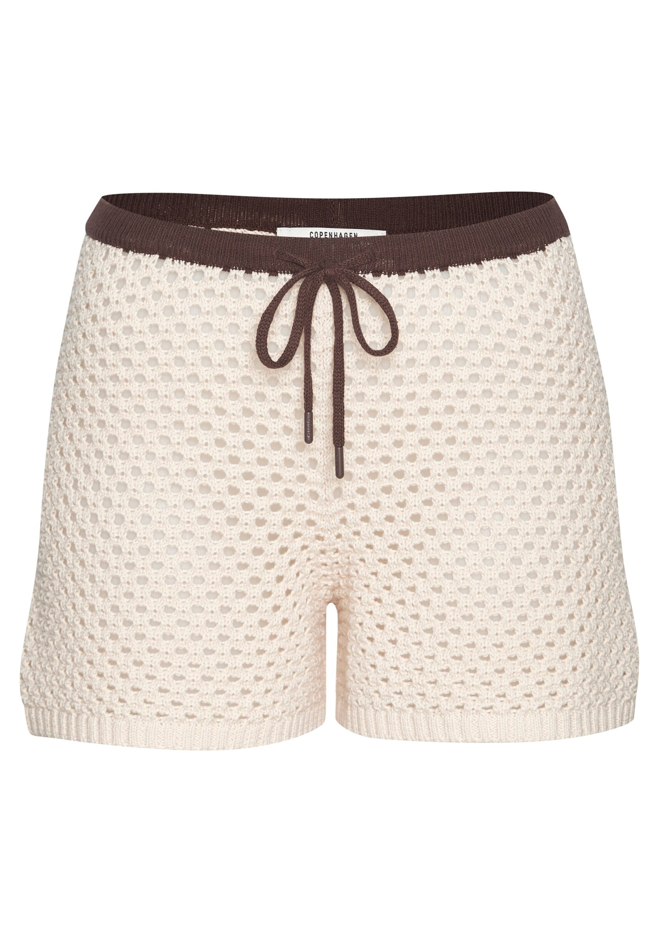 Regular Pantaloni de la Copenhagen Studios pe alb: față