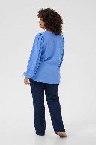KAFFE CURVE - Blusa 'Lunda' em azul