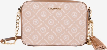 Carlo Colucci Camera Bag ' di Maura ' in Beige: front