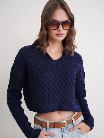Pullover di MixRay in blu