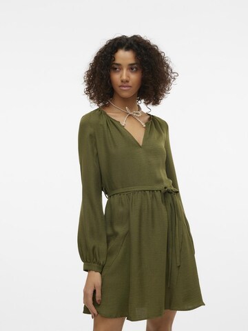 VERO MODA Kleid 'VMMeloney' in Grün: Vorderseite