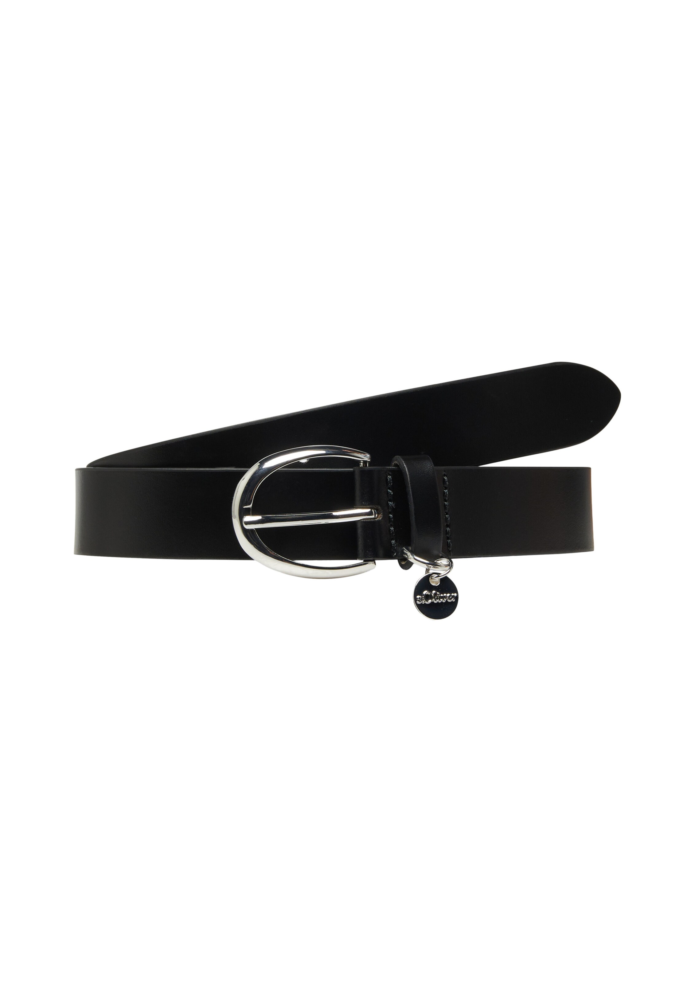 s.Oliver Belt in Black: front