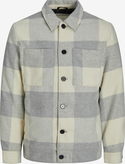 Giacca di mezza stagione 'Jax' JACK & JONES di colore crema / grigio, Visualizzazione prodotti