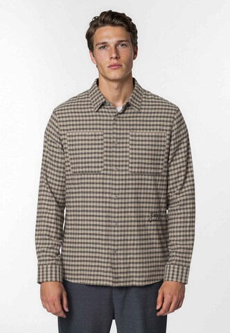 Kleinigkeit - Regular Fit Camisa 'Milli' em bege: frente