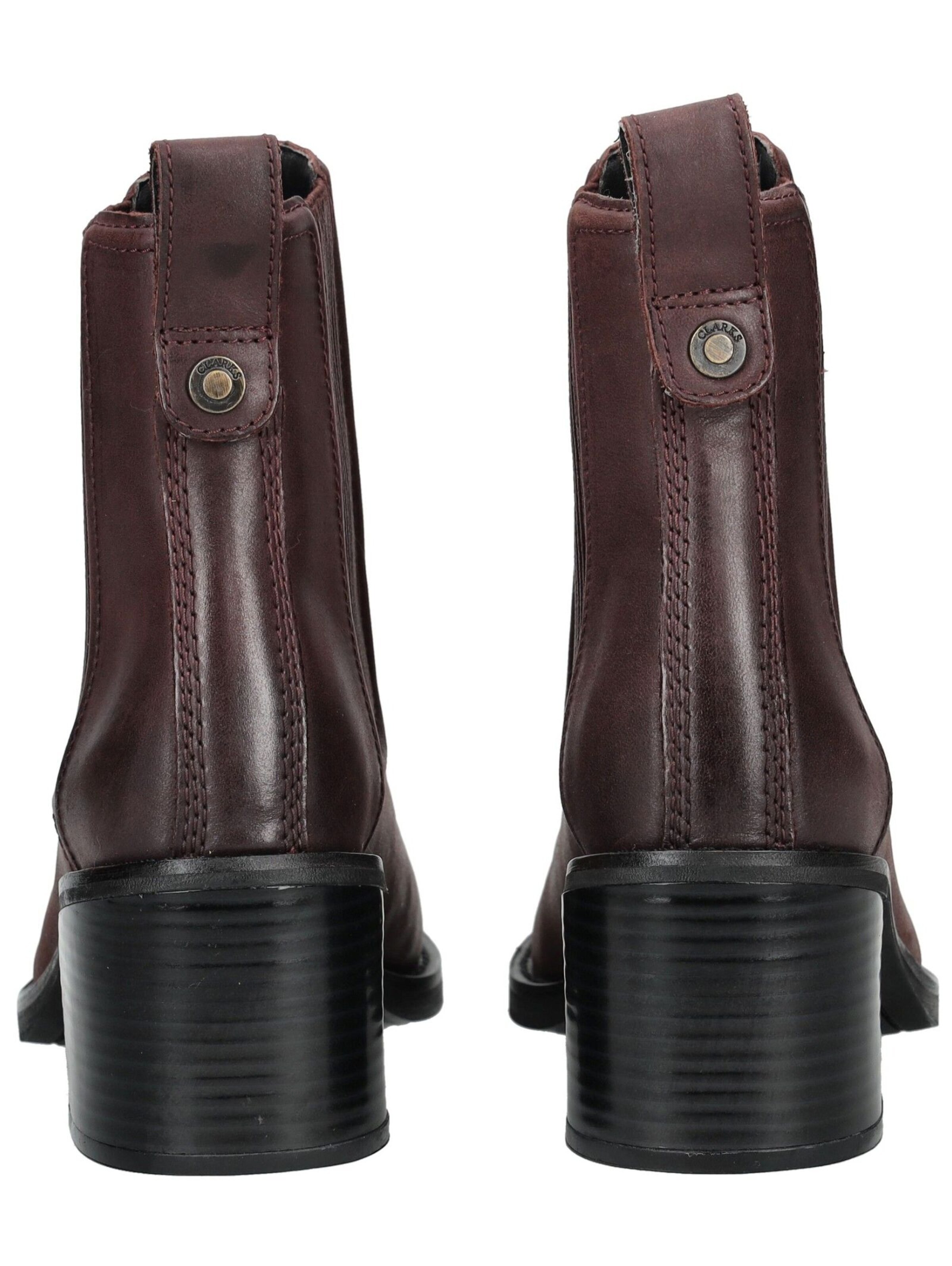 CLARKS Ankle Boots in Red