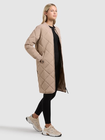 Manteau mi-saison 'YMAL2' khujo en beige