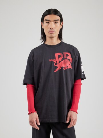 Tricou 'DFLORIRE05-RB24' de la HUGO pe negru