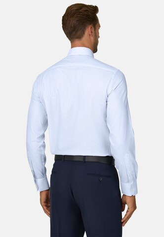 Boggi Milano Trachtenshirt in Blau: Rückseite