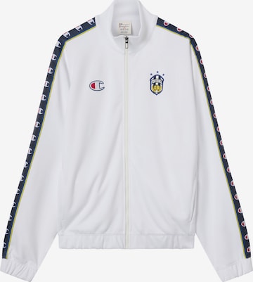 Champion Authentic Athletic Apparel Суичъри с качулка в бяло: отпред