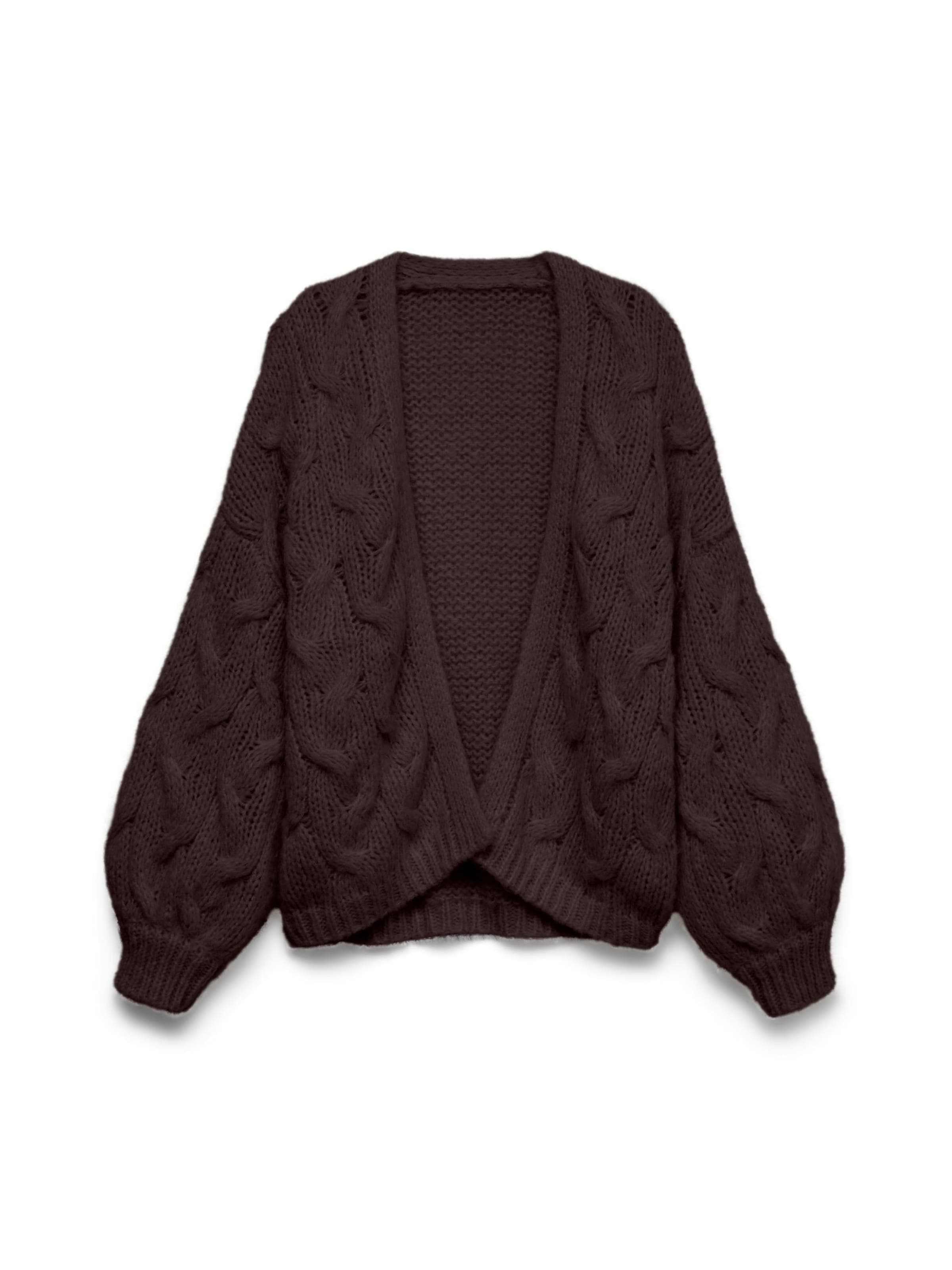 VERO MODA Cárdigan 'VMMaybe' en M en chocolate, Vista del producto