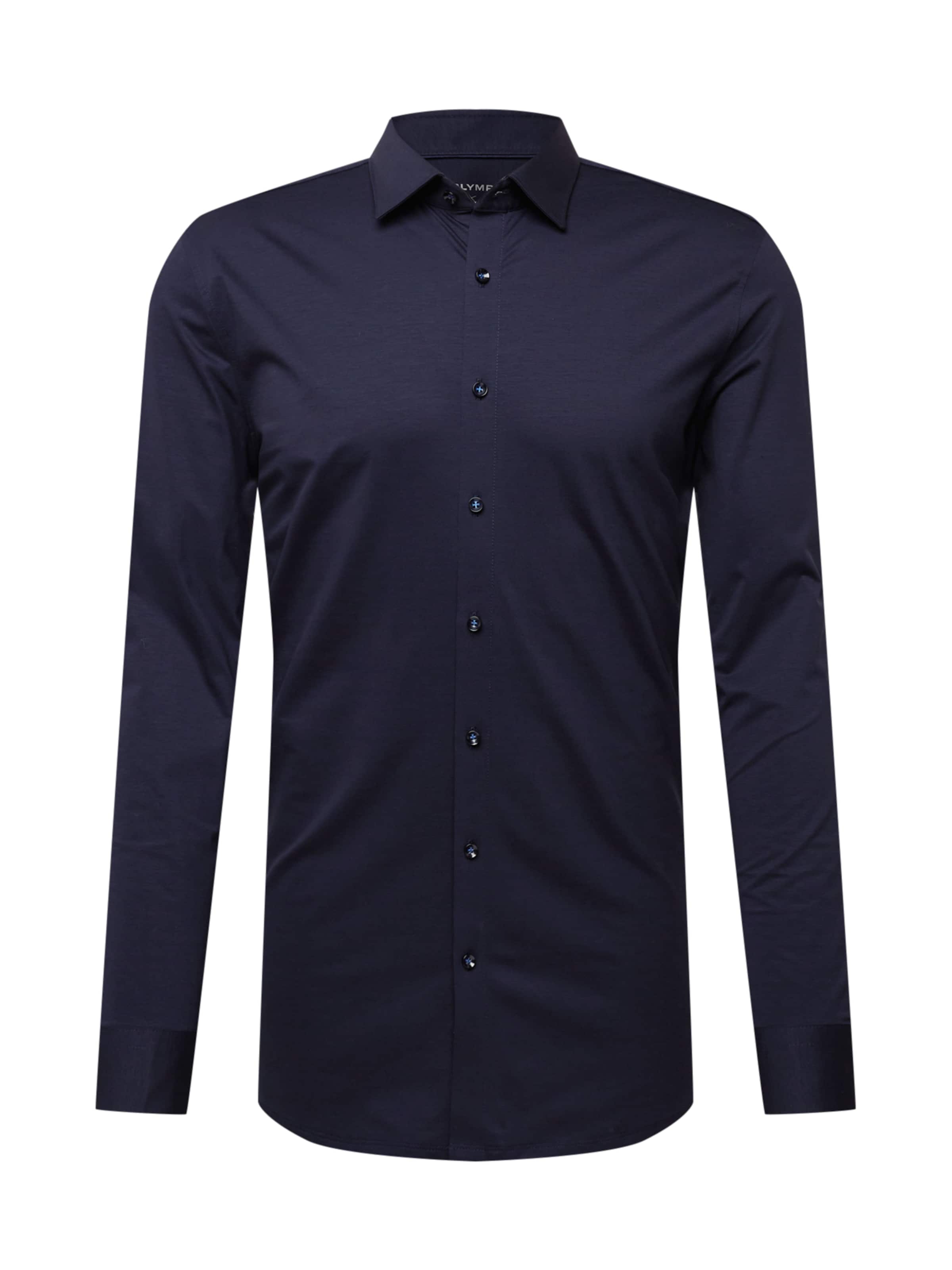 OLYMP Slim fit Πουκάμισο σε μπλε: μπροστά