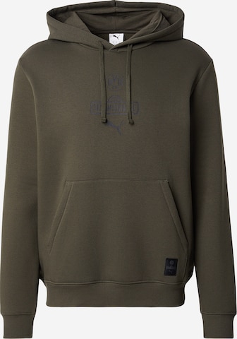 PUMA Urheilullinen collegepaita 'BVB x Sesame Street' värissä vihreä: etupuoli