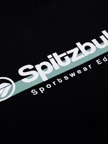 SPITZBUB Shirt ' Dots Sports ' in Schwarz