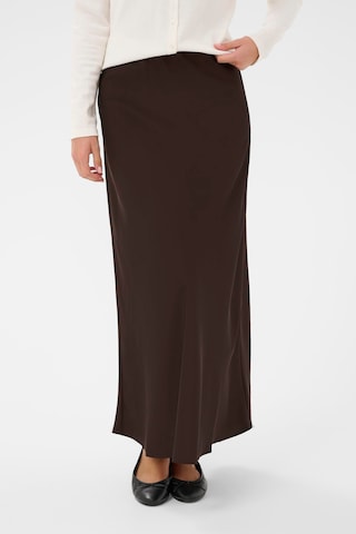 SAINT TROPEZ Skirt ' LodisaSZ' in Brown: front