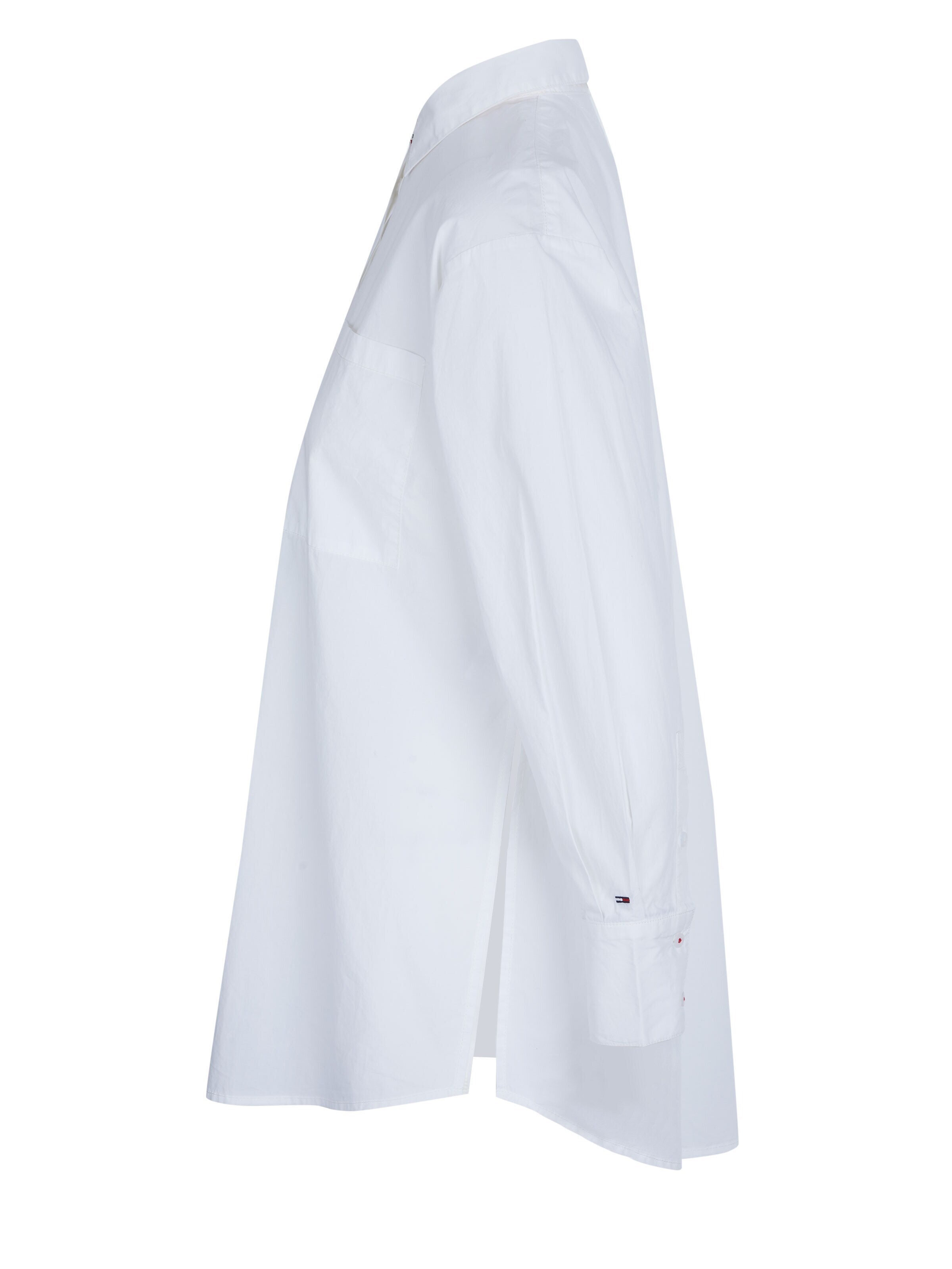Chemisier 'Tommy Hilfiger Jeans Bluse' TOMMY HILFIGER en blanc