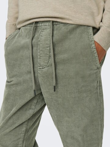 Only & Sons - Tapered Pantalón en verde