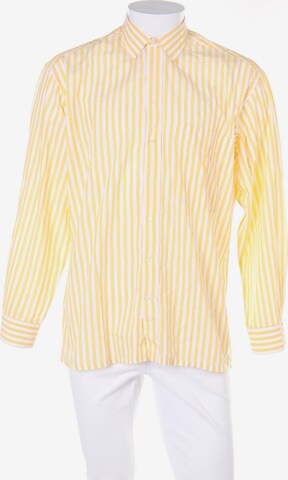 Jacques Britt Button Up Shirt in L in Yellow: front