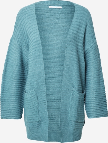 ABOUT YOU Knit Cardigan 'Theodora' in Green: front