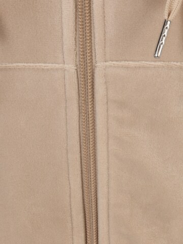 Gina Tricot Zip-Up Hoodie 'Melinda' in Beige