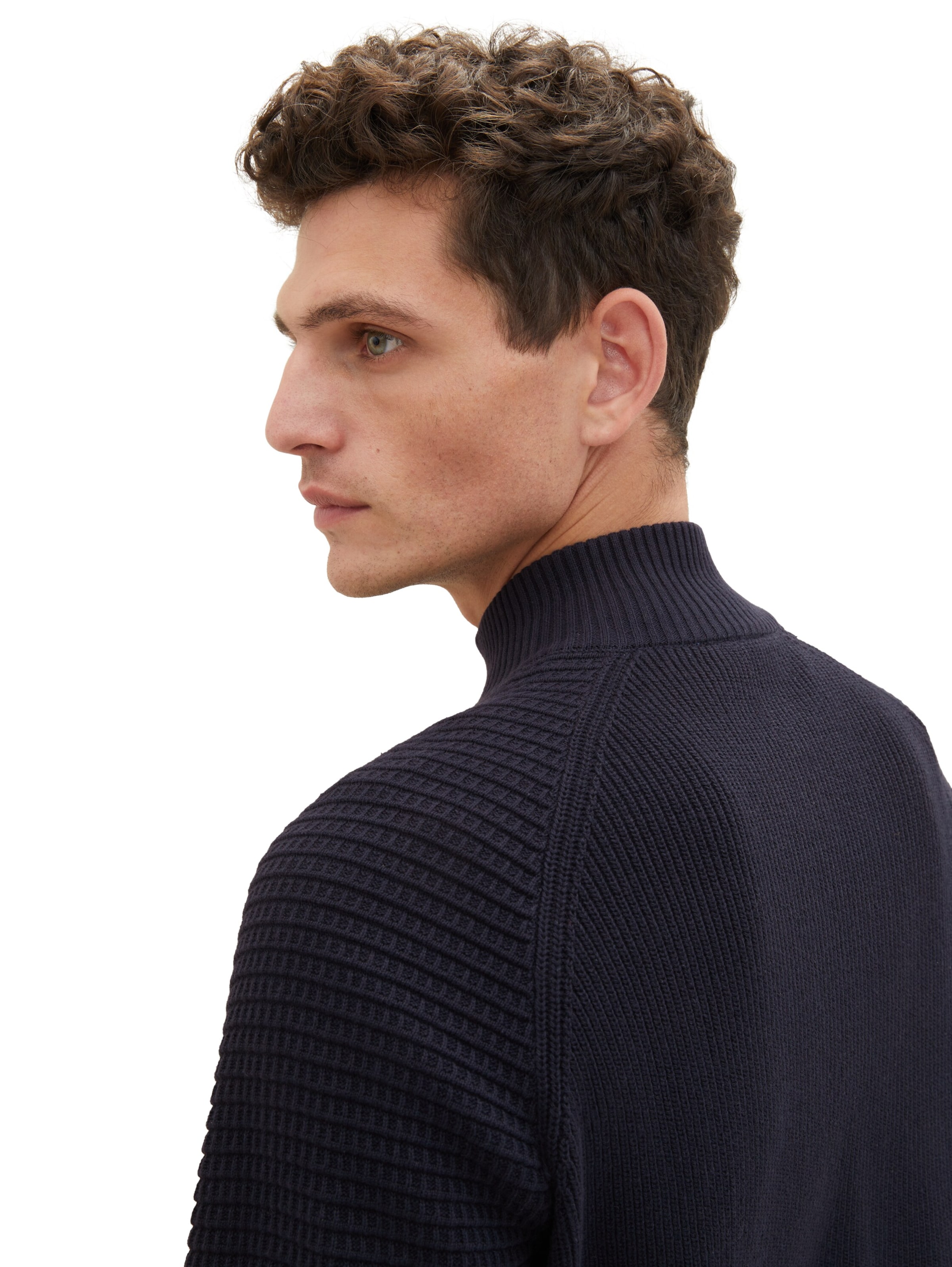 TOM TAILOR Strickjacke in Blau