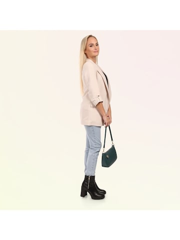 Borsa a spalla di Toscanto in blu: frontale