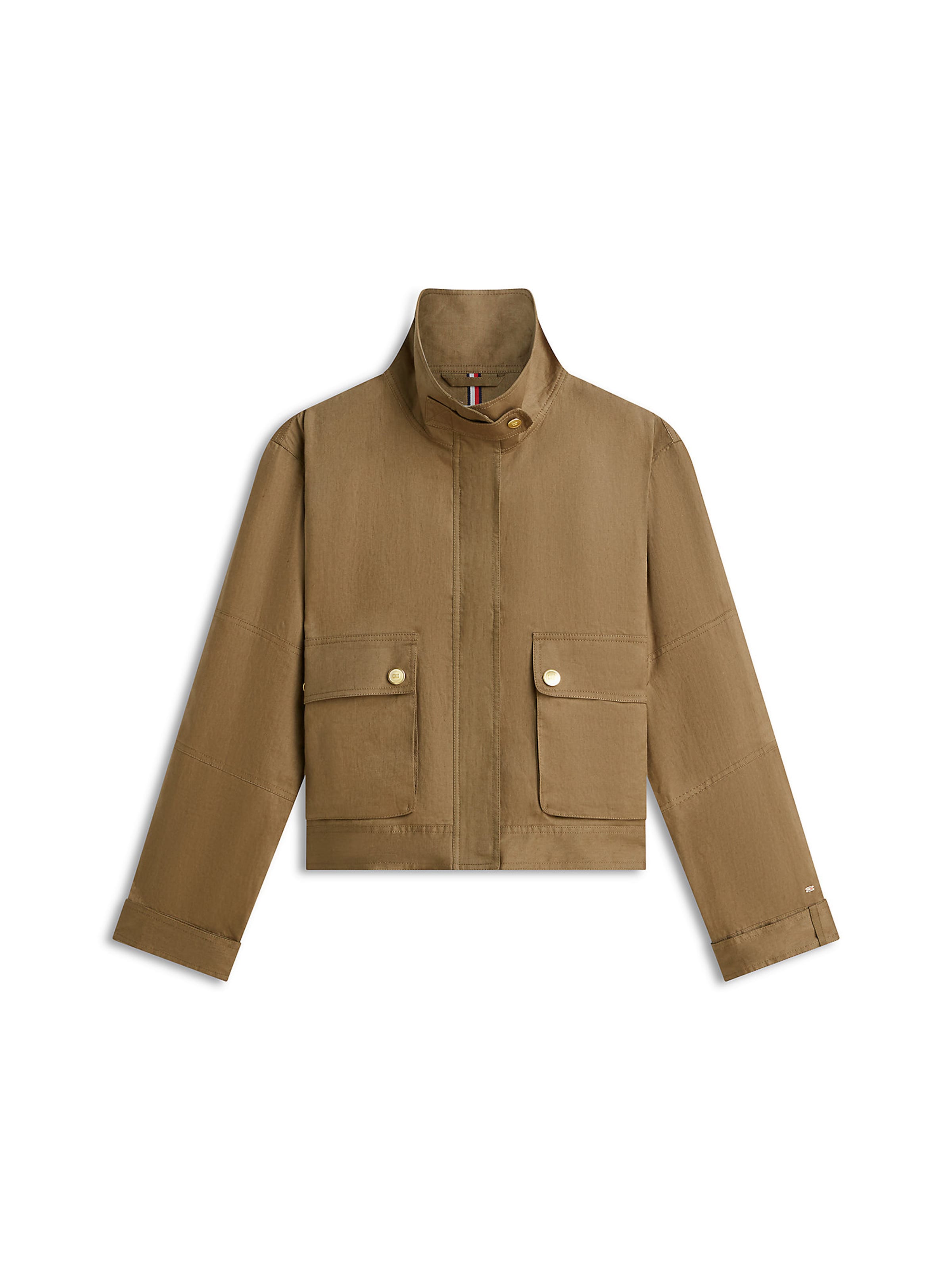 TOMMY HILFIGER Übergangsjacke in Braun: Vorderseite