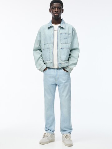 Pull&Bear Štandardný strih Džínsy - Modrá