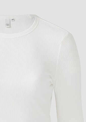 T-shirt QS en blanc