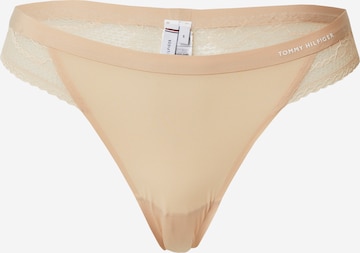 Tommy Hilfiger Underwear Regular Stringit värissä beige: etupuoli