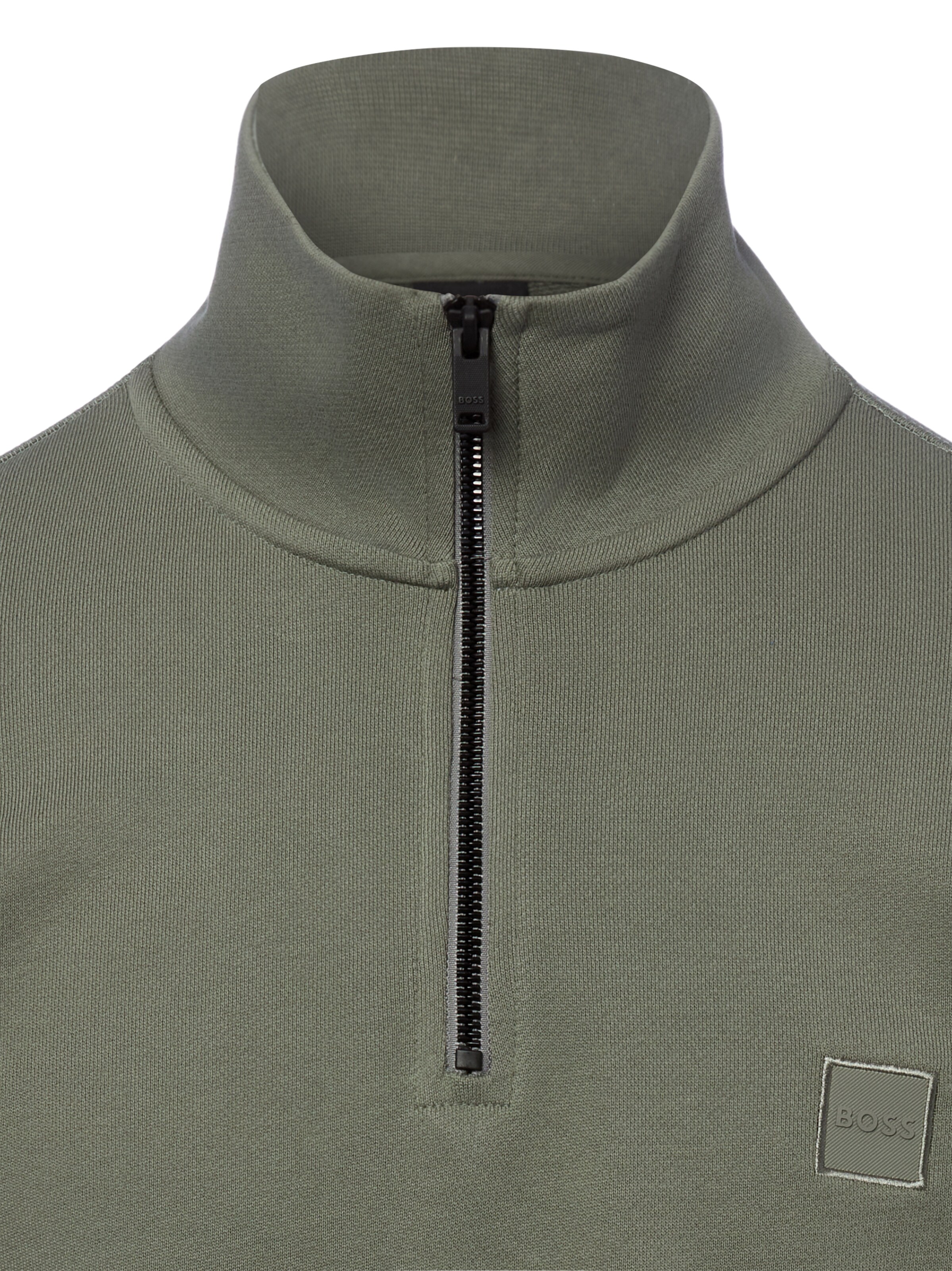 BOSS Sweatshirt ' Zetrust ' in Grün