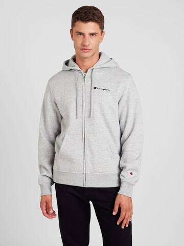Giacca di felpa di Champion Authentic Athletic Apparel in grigio: frontale