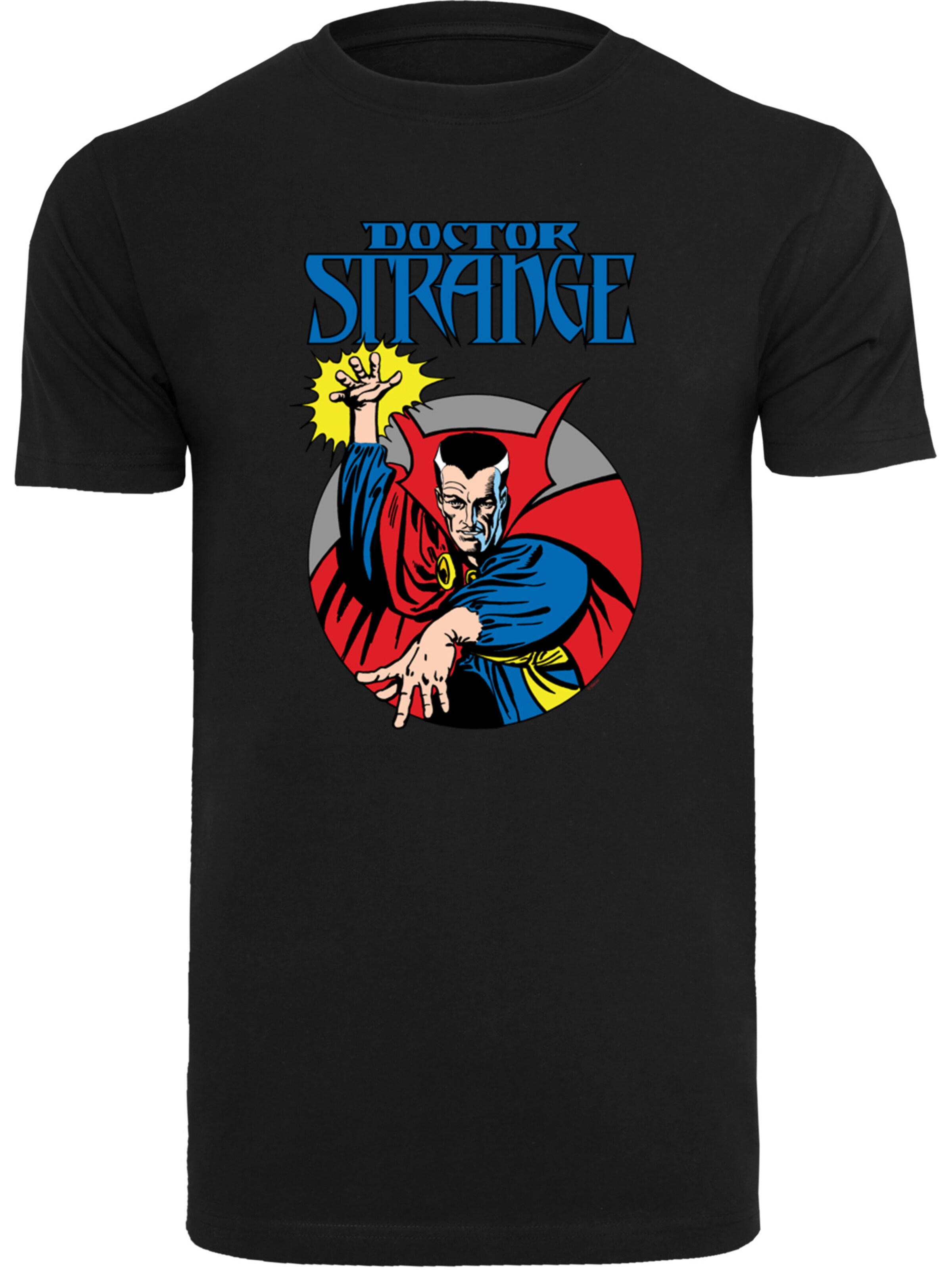 T-Shirt 'Marvel Boys Doctor Strange Circle' F4NT4STIC en noir : devant