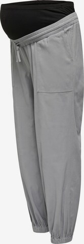 Effilé Pantalon Only Maternity en gris