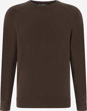 Pull-over Boggi Milano en marron : devant