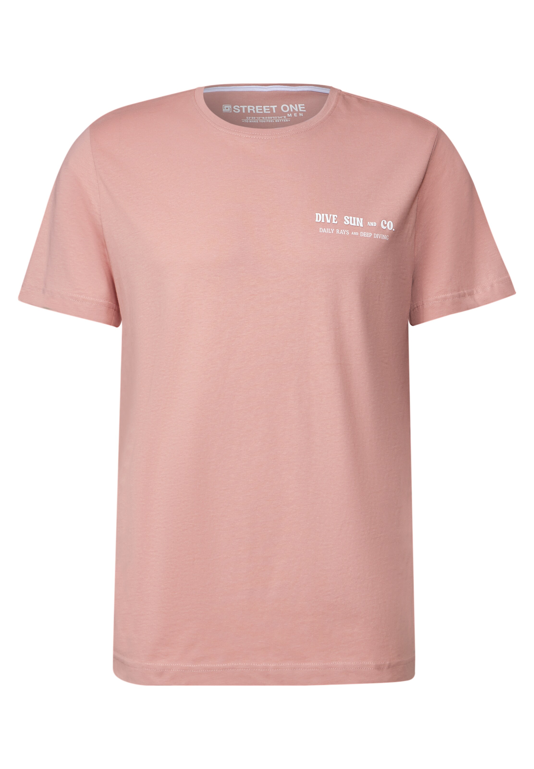 Street One MEN Shirt in Pink: front