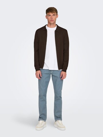 Only & Sons Kofta 'ONSWYLER' i brun
