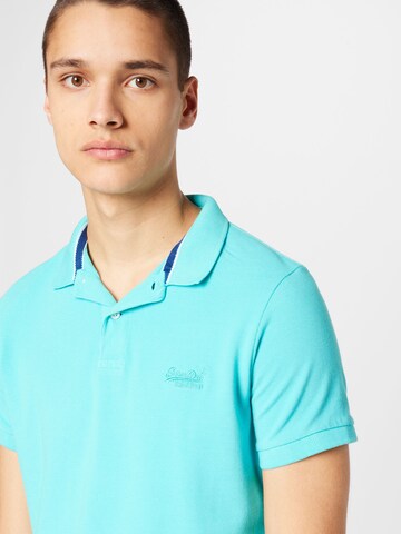 Superdry Poloshirt in Blau