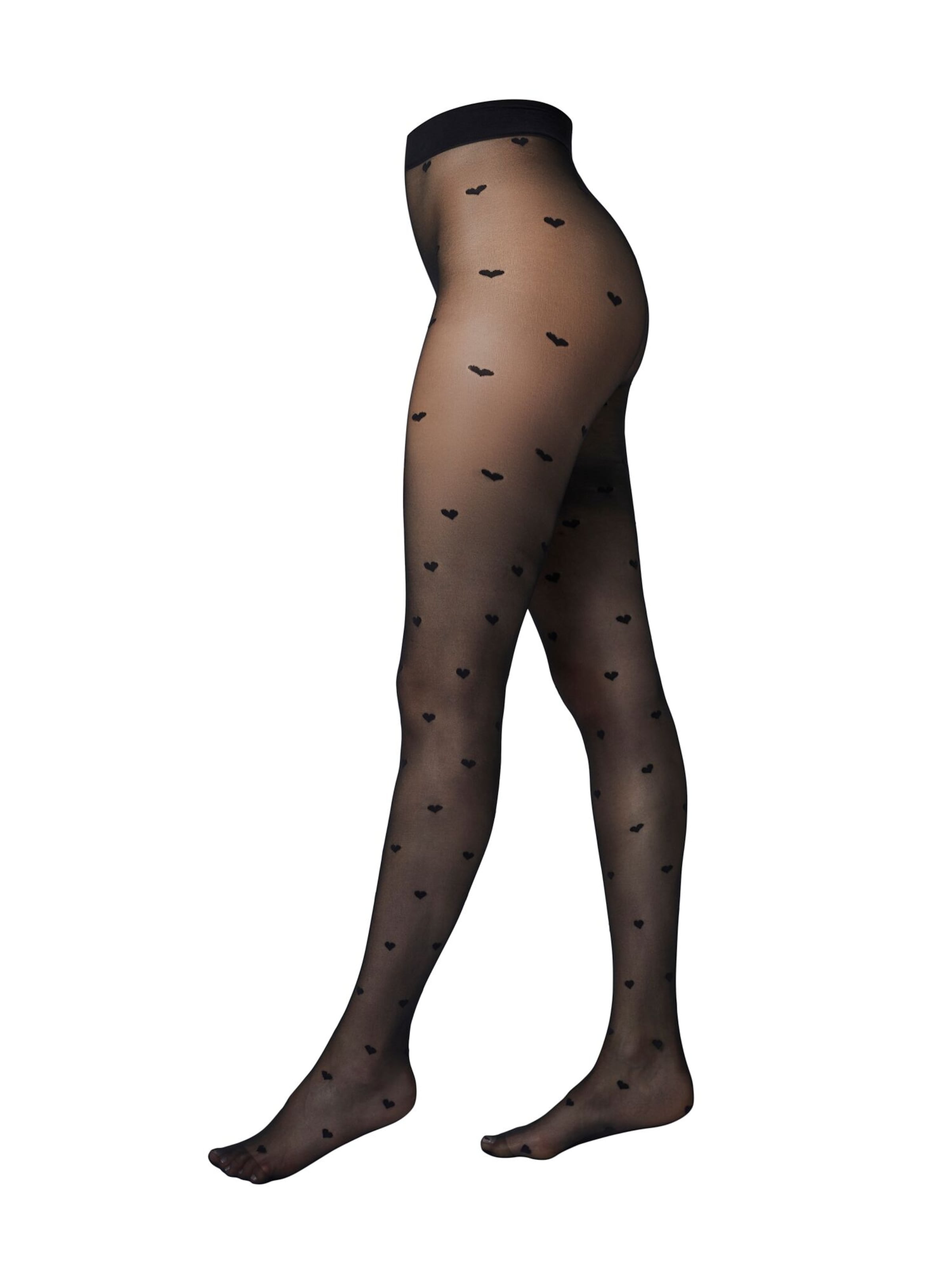 camano Feinstrumpfhose in Schwarz: Vorderseite