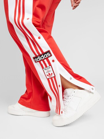 raudona ADIDAS ORIGINALS Standartinis Kelnės 'Adibreak'